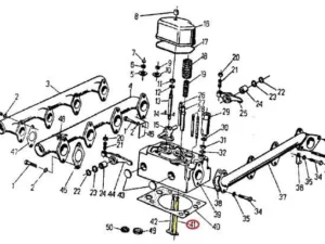 Zawór wydechowy C-360 ORYGINAŁ URSUS ( sprzedawane po 4 )