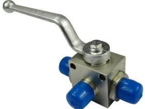 Zawór kulowy hydrauliczny 3-drożny M18x1.5 z otworami montażowymi