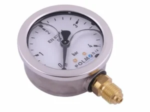 Manometr glicerynowy M63 0-4 bar dolne przyłącze G1/4" POLMO
