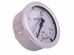 Manometr glicerynowy M63 0-16 bar tylne przyłącze G1/4" POLMO