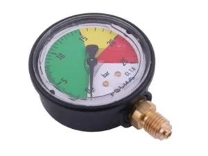 Manometr glicerynowy M63 0-25 bar. gwint M12x1.5 dolne przyłącze. obudowa plastikowa. Opryskiwacz POLMO