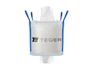 Worek BIG BAG 500kg. 90 x 90 x 90. 4 uchwyty. Lej zasypowy / Lej spustowy. Tasiemka /TEGER