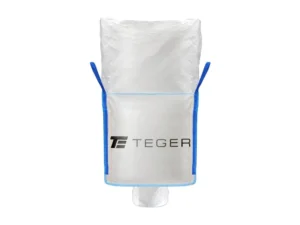 Worek BIG BAG 500kg. 90 x 90 x 90. 4 uchwyty. Kołnierz/Lej spustowy. Tasiemka /TEGER
