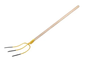 Widły gospodarcze 3-zębne na drewnianym trzonku, (dł. 1500 mm), kute, Teger