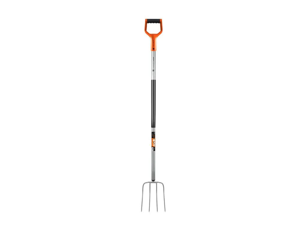 Widły gospodarcze 4-zębne na metalowym trzonku - Extra Long, (dł. 1580 mm) Extreme, Teger
