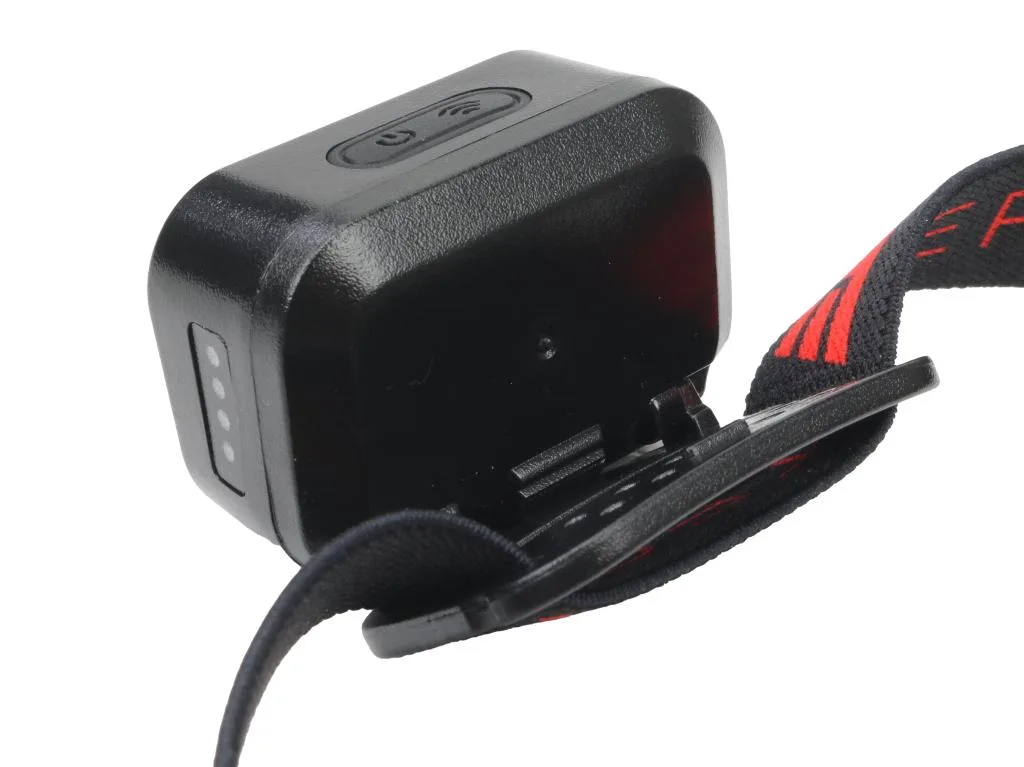 Latarka czołówka LED COB, 200 lm uruchamiana gestem akumulator 650 mAh ładowana USB-C, Teger - obrazek 4