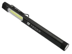 Latarka LED COB pen aluminiowa 400lm akumulator 750mAh ładowana USB Teger