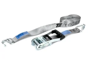 Pas transportowy 5T 10m komplet z napinaczem z gumową okładziną 230mm z atestem TEGER