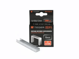 Zestaw zszywek tapicerskich HEAVY DUTY (typ G/140) 6/10,6/1,2mm / 1000 szt / TEGER