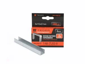 Zestaw zszywek tapicerskich PROFESSIONAL (typ J/53) 8/11,3/0,7mm / 1000 szt / TEGER