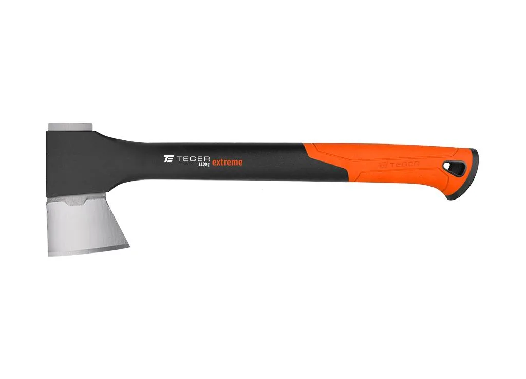 Siekiera uniwersalna z trzonkiem fiberglass 1100g Extreme / TEGER - obrazek 2