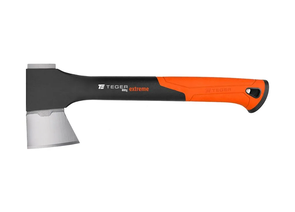 Siekiera uniwersalna z trzonkiem fiberglass 800g Extreme / TEGER - obrazek 2