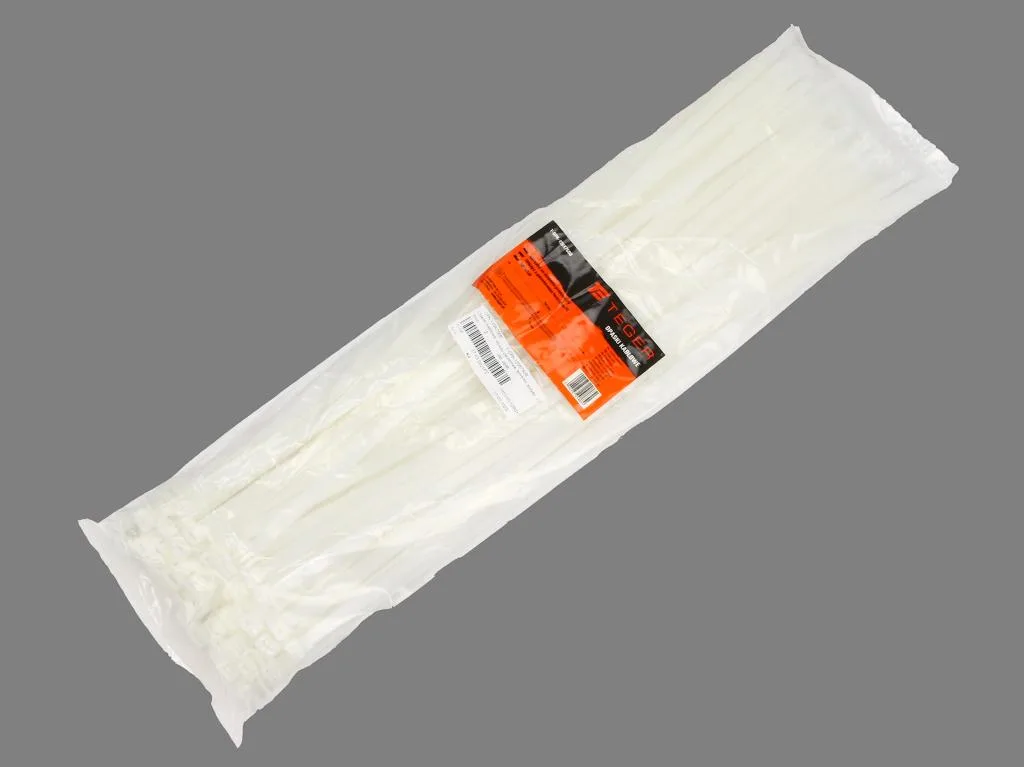 Opaski kablowe, opaska kablowa, opaski zaciskowe, tyrytytki, trytytki, 12.0 x 750mm 100 szt w worku transparentne odporne na UV, Teger - obrazek 2