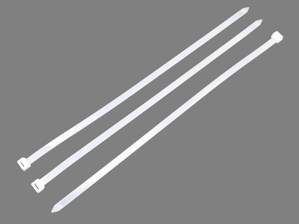 Opaski kablowe, opaska kablowa, opaski zaciskowe, tyrytytki, trytytki, 9.0 x 400mm 100 szt w worku transparentne odporne na UV, Teger