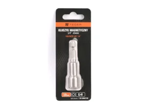 Kluczyk magnetyczny HEX 1/4" 10x65 mm, CR-V, Teger