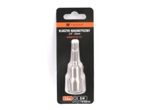 Kluczyk magnetyczny HEX 1/4" 13x65 mm, CR-V, Teger