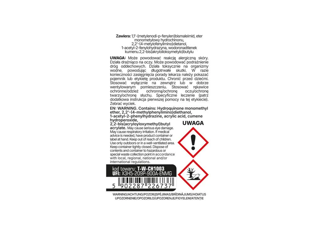 Klej do gwintów STRONG - czerwony 50g / TEGER - obrazek 3