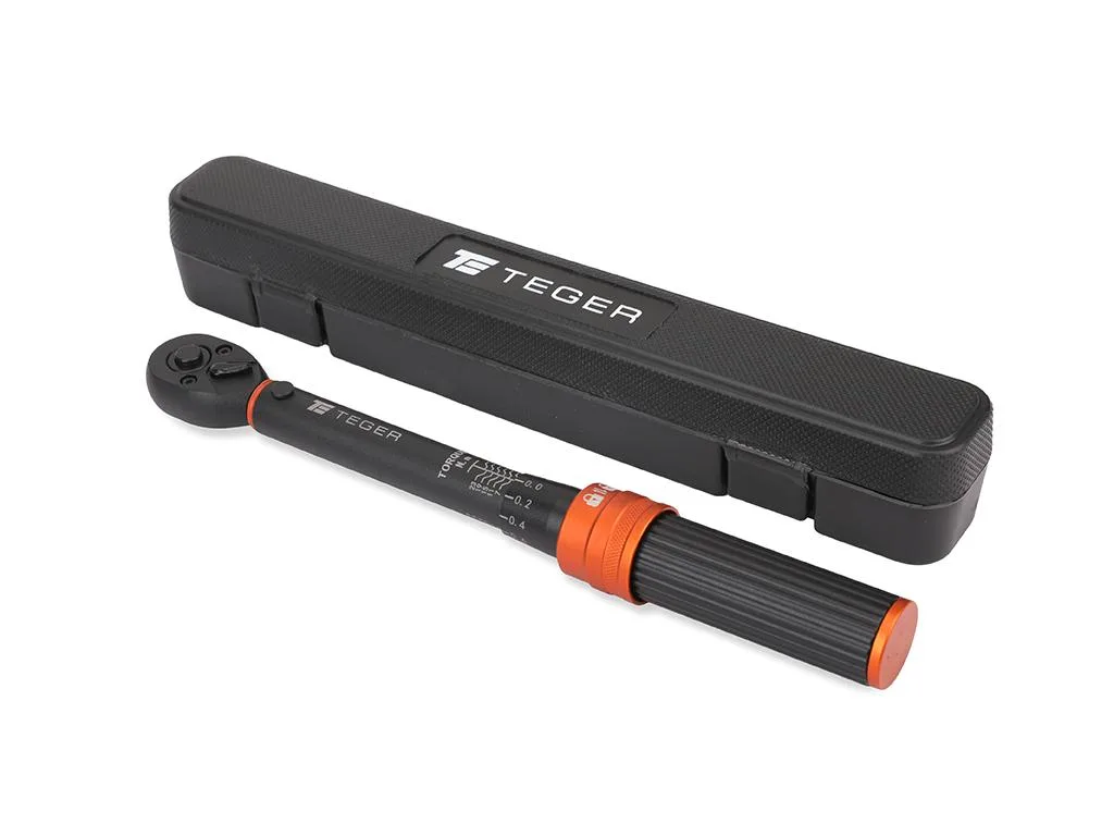 Klucz dynamometryczny, 1/4" 5-25Nm 72T / 240mm, Teger