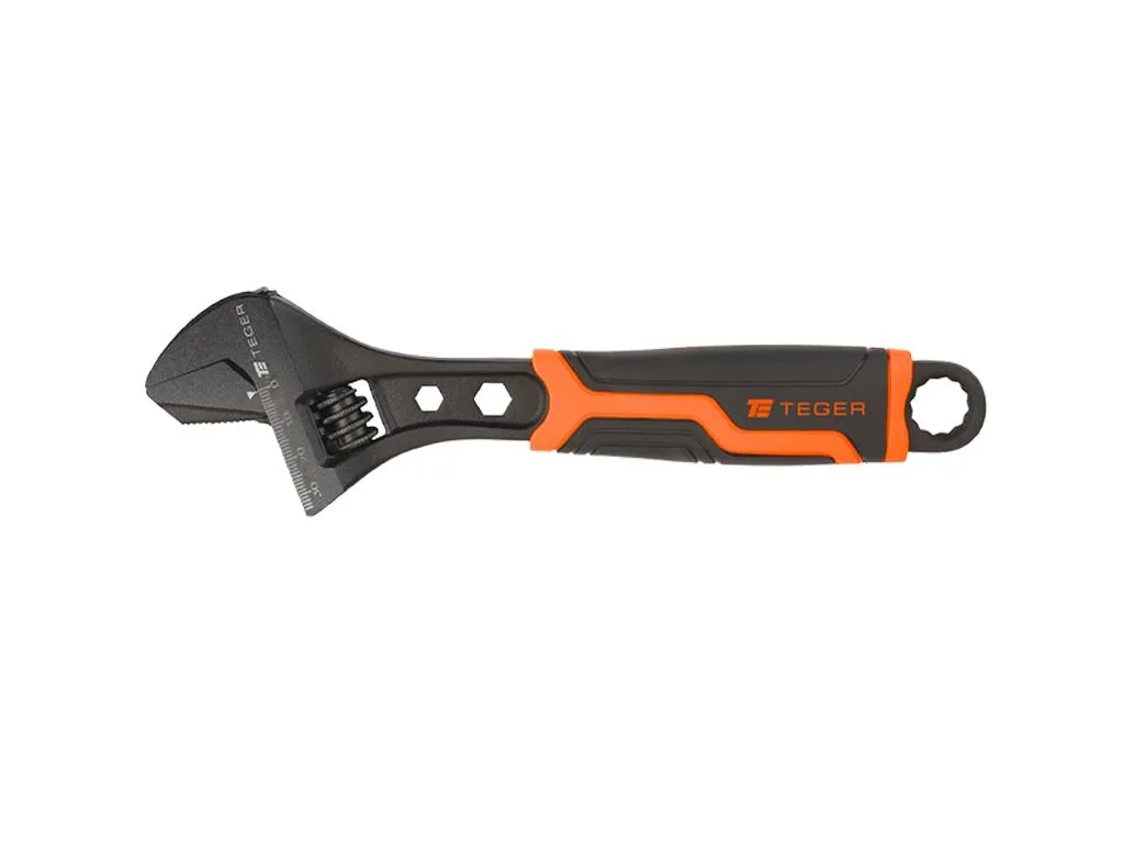 Klucz nastawny, 2-funkcyjny 10" 250 mm, Teger