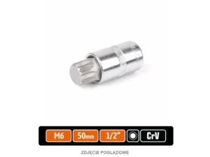 Klucz nasadowy 1/2" z bitem SPLINE M6x55 mm, S2/CR-V, Teger