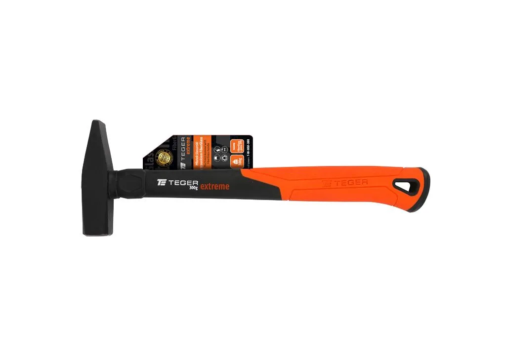 Młotek ślusarski z trzonkiem fiberglass 300 g Extreme / TEGER - obrazek 3