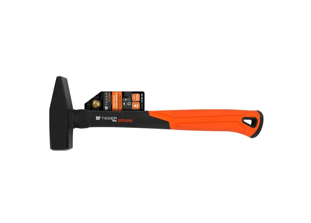Młotek ślusarski z trzonkiem fiberglass 800 g Extreme / TEGER - obrazek 3