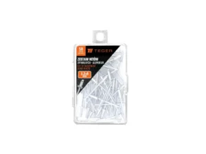 Zestaw nitów zrywalnych. aluminiowych (3.2x8mm) / 50 szt. / TEGER