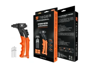 Nitownica ręczna do nitów zrywalnych PROFESSIONAL 8.5"/215mm (do nitów stalowych i aluminiowych) / TEGER