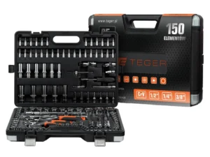 Zestaw kluczy nasadowych 150 szt / TEGER