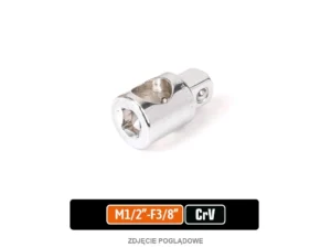 Redukcja TYP T M 1/2"-F 3/8", CR-V, Teger