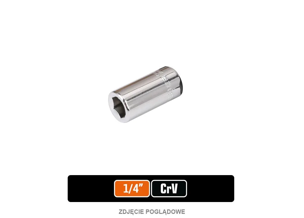 Adapter do bitów 1/4", CR-V, Teger