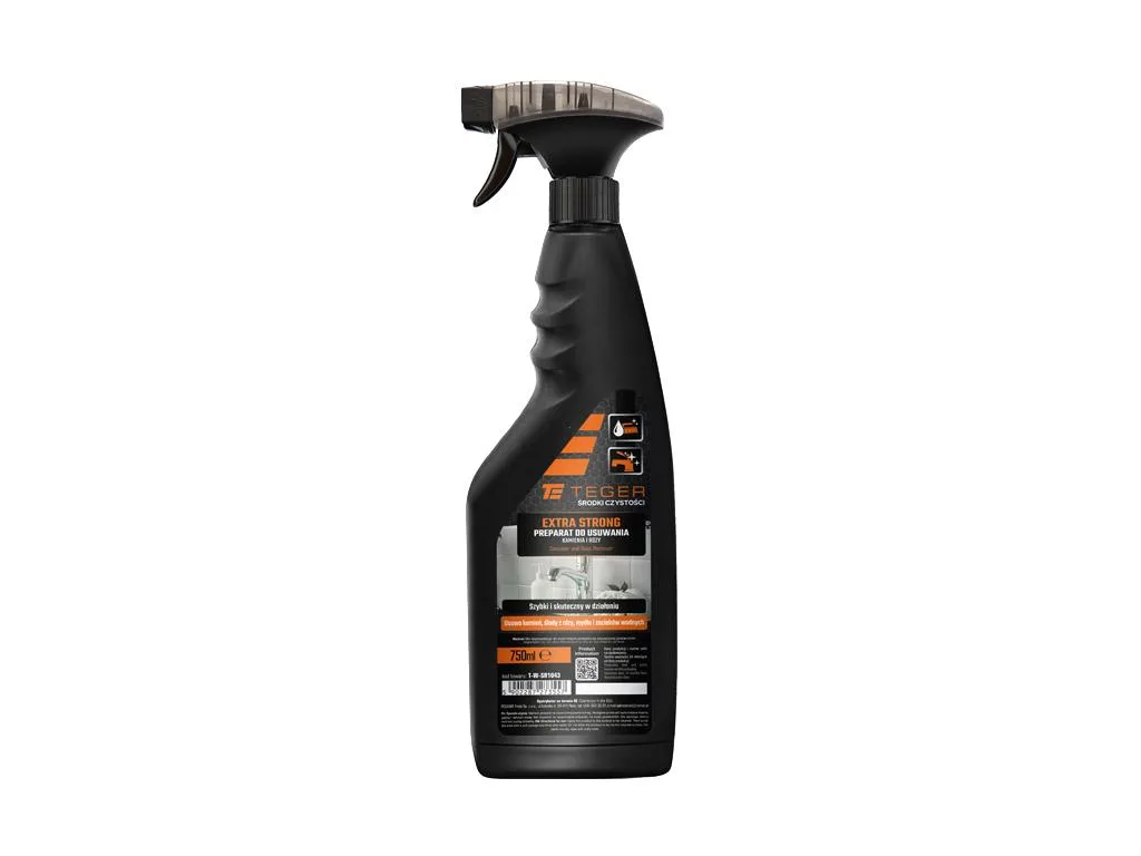 Preparat do usuwania osadów z kamienia i rdzy EXTRA STRONG, 750ml - atomizer, Teger