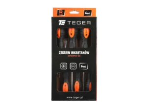 Zestaw wkrętaków 6 szt / TEGER
