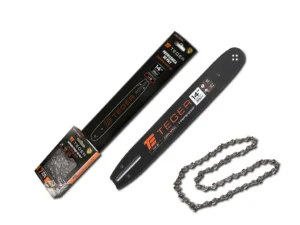 Zestaw tnący, 14" (36 cm) prowadnica + łańcuch, 3/8", 1,3 mm, 52 og., 9z, moc. P, Teger