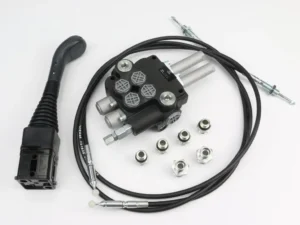 Zestaw do Ładowacz TUR -Rozdzielacz 80L 2-sekcyjny + Joystick bez przycisku + Elementy złączne + Linki na kulkę 2000mm VOIMA