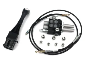 Zestaw do Ładowacz TUR -Rozdzielacz 40L 2-sekcyjny + Joystick bez przycisku + Elementy złączne + Linki na kulkę 1500mm VOIMA