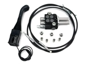 Zestaw do Ładowacz TUR -Rozdzielacz 40L 2-sekcyjny + Joystick z przyciskiem + Elementy złączne + Linki na kulkę 2000mm VOIMA