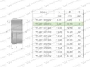 Pierścień zacinający hydrauliczny (DPR08L/S) 08L/08S Waryński ( sprzedawane po 20 )