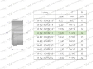Pierścień zacinający hydrauliczny (DPR12L/S) 12L/12S Waryński ( sprzedawane po 20 )