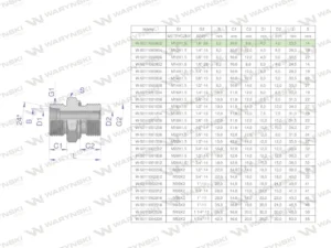 Przyłączka hydrauliczna BB (XGE) M12x1.5 06L x 1/8" BSP ED Waryński ( sprzedawane po 10 )