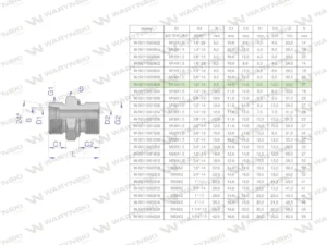 Przyłączka hydrauliczna BB (XGE) M14x1.5 08L x 1/2" BSP ED Waryński ( sprzedawane po 5 )