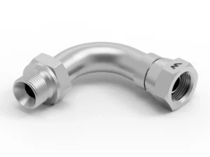 Kolanko hydrauliczne metryczne łukowe AB M20x1.5 (60 stopni) (XEVW) Waryński ( sprzedawane po 10 )