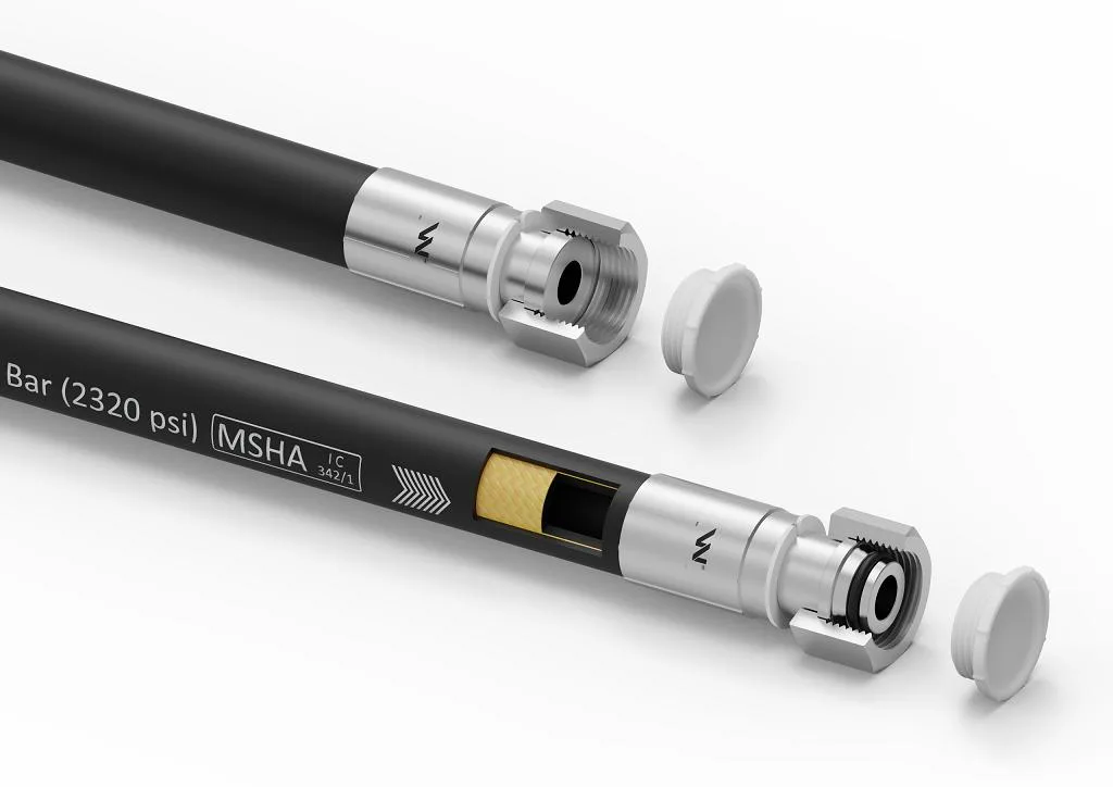 Przewód hydrauliczny gładki z uszczelnieniem - 160 bar gwint M22x1.5 prosta stożek/prosta płasko L-1000mm DN12-1SN 16.0MPa Waryński - obrazek 2