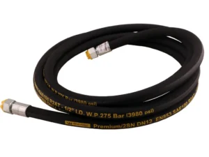 Przewód hydrauliczny 275 bar gwint M22x1.5 proste L-5000mm DN12-2SN (AA-13-5000; P11P11) 27.5MPa Waryński