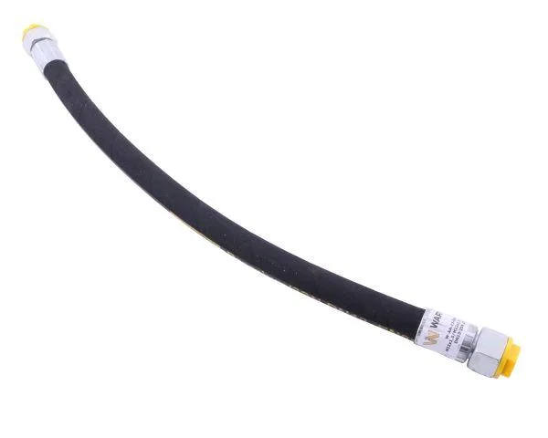 Przewód hydrauliczny 275 bar gwint M22x1.5 prosta stożek/prosta płasko L-500mm DN12-2SN 27.5MPa Waryński