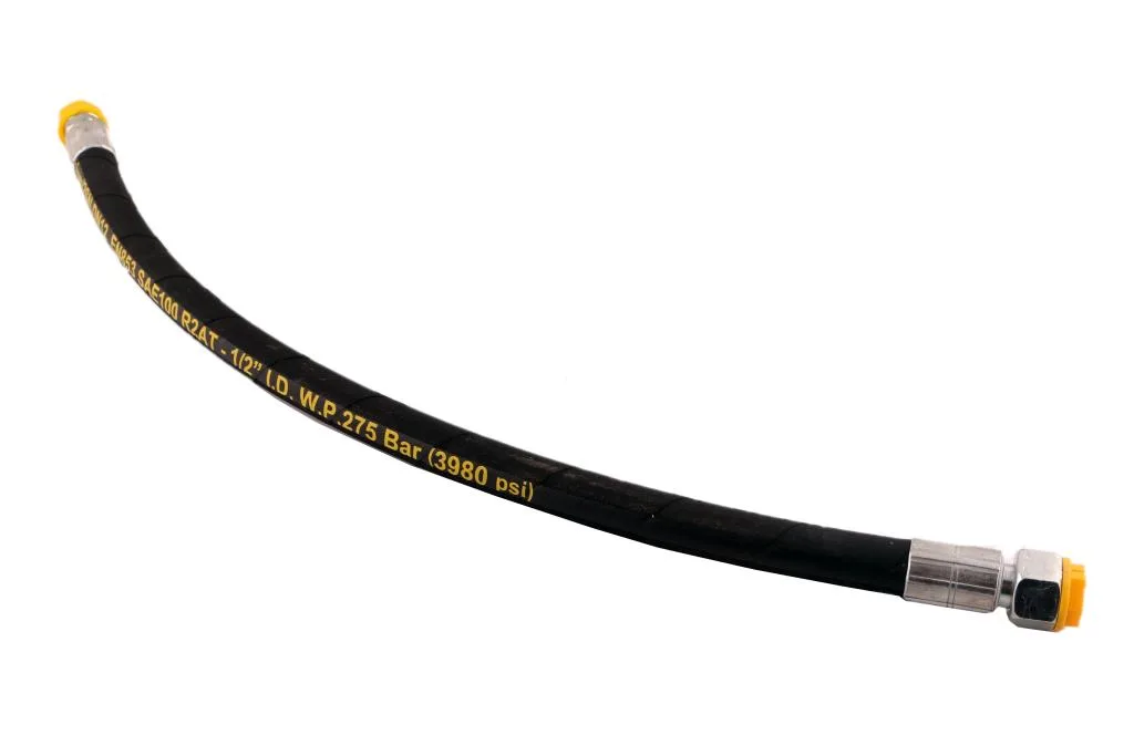 Przewód hydrauliczny 275 bar gwint M22x1.5 proste L-630mm DN12-2SN (AB-13-630; P11P21) 27.5MPa Waryński