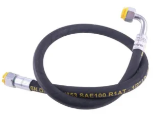 Przewód hydrauliczny gwint M22x1.5 prosta/90 stopni (kolanko) L-1000mm DN12-1SN (AK-13-1000; P11P12) 16.0MPa Waryński