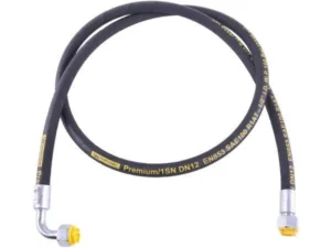 Przewód hydrauliczny gwint M22x1.5 prosta/90 stopni (kolanko) L-2000mm DN12-1SN (AK-13-2000; P11P12) 16.0MPa Waryński
