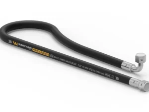 Przewód hydrauliczny gładki z uszczelnieniem - 275 bar gwint M22x1.5 prosta/90 stopni L-2000mm DN12-12SN (AK-13-2000; P11P12) 27.5MPa Waryński