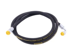 Przewód hydrauliczny 275 bar gwint M22x1.5 prosta/90 stopni L-700mm DN12-2SN (AK-13-700; P11P12) 27.5MPa Waryński